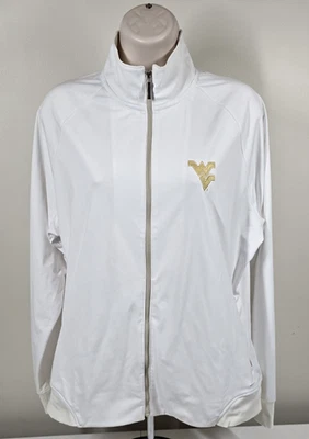 Chaqueta Nike Golf Fit Dri Cremallera Mujer L Blanca West Virginia WVU Cremallera Completa 266978-100 Foto 1 de 4
