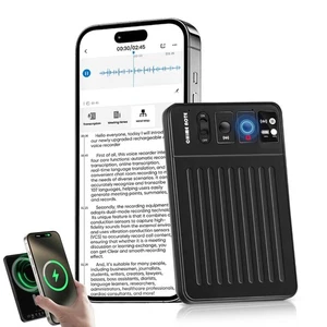 Registratore Vocale AI,Registratore Vocale Magnetico con Potenziamento di Trascrizione e Riassunto... - Foto 1 di 8