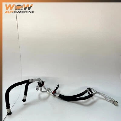 11-12 BMW F04 SERIE 7 MOTOR HÍBRIDO ACTIVO ENFRIADOR DE ACEITE SALIDA Y TUBO DE ENTRADA OEM Foto 1 de 4