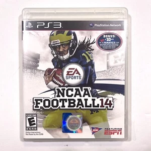 NCAA Football 14 (PlayStation PS3, 2013) - CIB COMPLETE TESTED - FREE SHIPPING - Picture 1 of 3