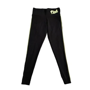 PINK Victoria's Secret Yoga Leggings Women's Size XS Black Pants Gym Workout - Picture 1 of 10