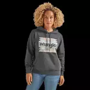WRANGLER DAMEN WÜSTENABDRUCK JET KAPUZENPULLOVER - Bild 1 von 3