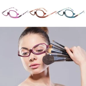 Eyeglasses Rotating Makeup Reading Glasses Cosmetic Glasses Magnifying Glasses - Picture 1 of 9