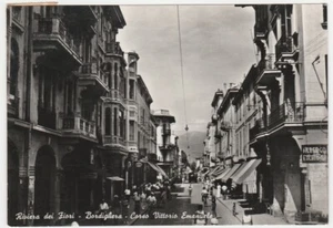 BORDIGHERA - IMPERIA - CORSO VITTORIO EMANUELE - VIAGG. 1953 -18537- - Picture 1 of 1