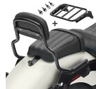 Sissy bar for HD Sport Glide 18-23 XS Luggage Rack and Docking Kit black