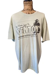 2013 Denton 33rd Annual Bluegrass Festival Tee shirt size XL Music Festival - Picture 1 of 6