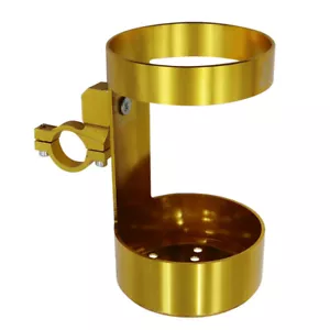 Portabotellas Manillar Motocicleta Dorado CNC Aluminio E-bike Botellas de Agua Jaula - Imagen 1 de 7