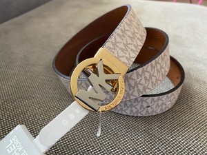 michael kors white belt