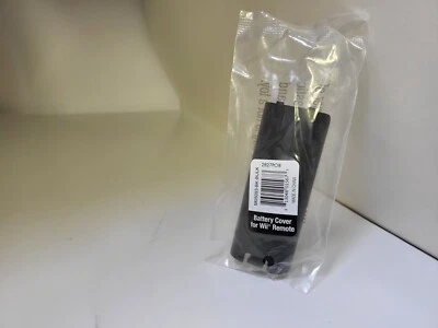 NUEVO Tapa de puerta de batería negra de repuesto Hyperkin para mando de Nintendo Wii 8A Foto 1 de 2