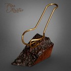 Mr Brog HAND CARVED WOODEN STAND RACK HOLDER BRIAR for 1 Tobacco Smoking Pipe