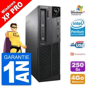 PC Lenovo ThinkCentre M91p SFF Intel G630 RAM 4Go Disque Dur 250Go Windows XP - Photo 1/8