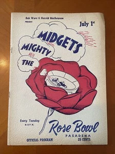 1947 Rose Bowl Speedway Midget Auto Race Program, Pasadena CA - Picture 1 of 12