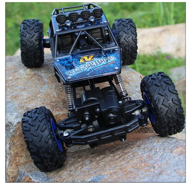RC Auto mit LED-Leuchten Funkfernbedienung Autos Buggy Off-Road Control Trucks - Bild 1 von 4