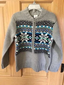 NWT Gymboree Boy Sweater Zip Up Cardigan Snow Day size 3T - Picture 1 of 1