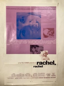 RACHEL RACHEL movie poster 68/259 NEWMAN JOANNE WOODWARD Original 1968 One sheet - Picture 1 of 6