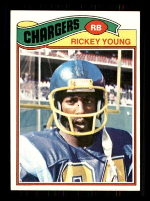 1977 Football Topps Rickey Young San Diego Chargers #384 2 - Image 1 of 2