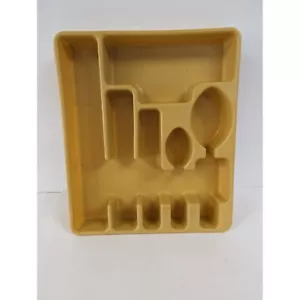 Rubbermaid Gold Silberbesteck Tablett Besteck Utensil Halter Schublade Organizer 2922 - Bild 1 von 6