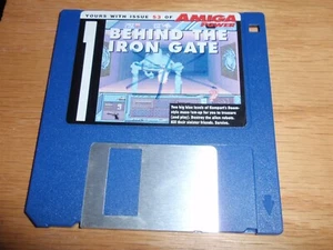 Behind The Iron Gate Game Demo Amiga Power Issue 53 Cover Disk #1 3.5" Floppy 95 - Picture 1 of 5
