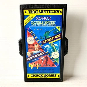 Double Ender: Chuck Norris/Artillery Duel - Atari 2600 - Tested & Working! - Imagen 1 de 2
