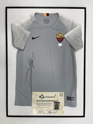 AS Rom Trikot Lorenzo Pellegrini signiert im Rahmen COA Fußball 137-147 - Bild 1 von 3