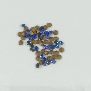 MIX PP17-1: 60 Swarovski Strasssteine konischer Boden PP17 (2,35mm) MIX 3 Farben - Bild 1 von 4