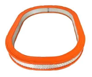 Orange Oval Six Pack Air Filter Element for HEMI 440 340 Plymouth Cuda RT TA AAR - Picture 1 of 3