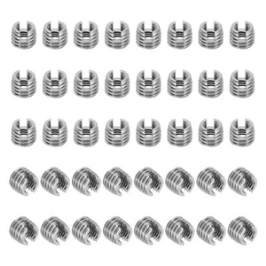 Self-Tapping Threaded Inserts 40 Pcs M6 x M10 x 8mm 303 Stainless Steel Threa... - Picture 1 of 6