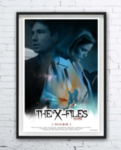 THE X-FILES - polish poster / print - David Duchovny / Gillian Anderson Scully - Picture 1 of 2
