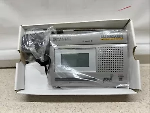 Vintage OPEN BOX Oregon Scientific All Hazards Weather Radio NIB MODEL # WR3000 - Picture 1 of 6