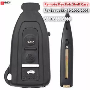 For Lexus LS430 2002 2003 2004 2005 2006 New 3 Button Remote Key Fob Shell Case - Foto 1 di 7