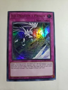 Yugioh x1 Ice Dragon's Prison 1ª Edición MAMA-EN101 Ultra Raro (¡Nuevo!) - Imagen 1 de 2