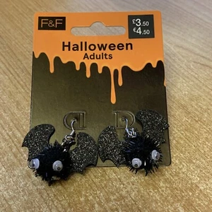 F&F - Halloween - Murciélagos - Pendientes colgantes para adultos ⭐️NUEVO⭐️ - Imagen 1 de 4
