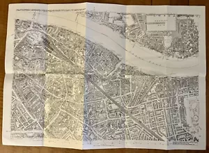 Map London Bermondsey & Wapping 1872 (Pub. 1995) Sheet 77 Bridge Docks Thames - Picture 1 of 7