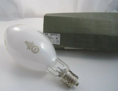 GE 320 Watt Pulse Arc Metal Halide Lamp (MPR320/C/VBU/XHO/PA) Frosted - ED37 -  - Image 1 of 4