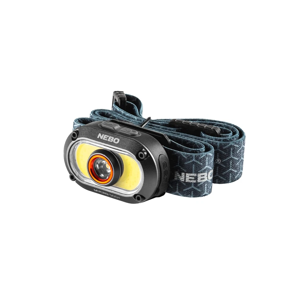 Nebo Mycro 500 Rechargeable Adjustable LED Headlamp Black - NEBHLP1005