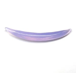 Czech Lavender Opal  CURVED TUSK, Septum Tusk, Size 12g to 5/8'' and Custom - Picture 1 of 5