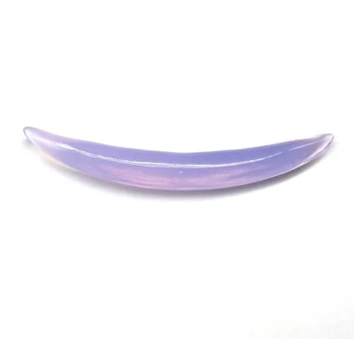 Czech Lavender Opal  CURVED TUSK, Septum Tusk, Size 12g to 5/8'' and Custom - Image 1 of 4