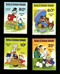 Disney - Turks & Caicos Ostern '81 (4) MNH - Bild 1 von 1