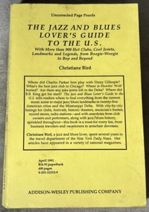 Jazz & Blues Lover’s Guide To The US Uncorrected Page Proofs Paperback Book 1991 - Picture 1 of 11