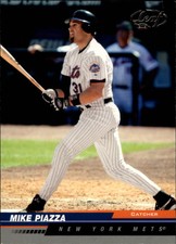 2005 Leaf New York Mets Baseball Card #130 Mike Piazza