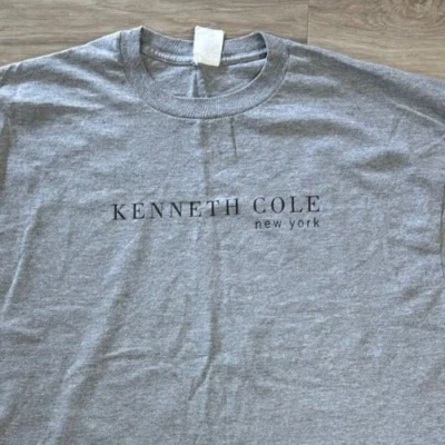 Camiseta De Colección Años 90 Kenneth Cole Nueva York Para Hombre XL Gráfico de la Quinta Avenida Foto 1 de 2
