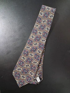 Corbata Oscar De La Renta para hombre 100 % seda importada EE. UU. - Imagen 1 de 3