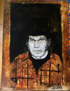 Neil Young portrait by Joey Feldman Art of the Year 2018 - Picture 1 of 2