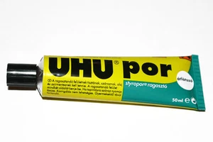 UHU POR 10 x Depron Polystyrene Styrofoam Adhesive 40g Tubes UK 2nd Class Post - Picture 1 of 3