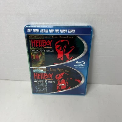 Hellboy Animated Blu-ray Sword of Storms & Blood & Iron 2-Pack 2006 New Sealed - Image 1 of 4
