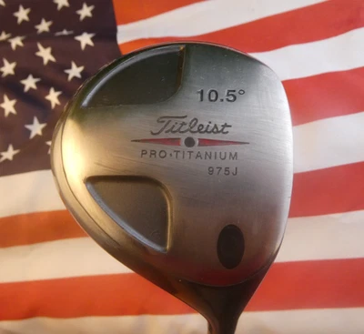 MINT  10.5* TITLEIST Pro Titanium 975J Driver UST Pro Force V2 Graphite R Flex - Image 1 of 4