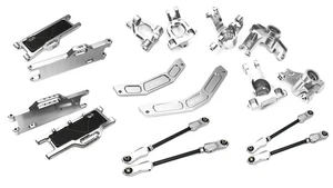 Silver Billet Machined Suspension Upgrade for Arrma 1/10 Kraton 4X4 4S V2 BLX - Picture 1 of 3