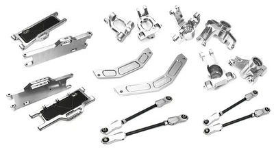 Silver Billet Machined Suspension Upgrade for Arrma 1/10 Kraton 4X4 4S V2 BLX - Image 1 of 3