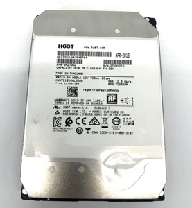 HUH721010AL5200 - HGST 10TB 7.2K SAS 12.0Gb/s HDD -Hard Drive /Apr-2018 7200RPM - Picture 1 of 5