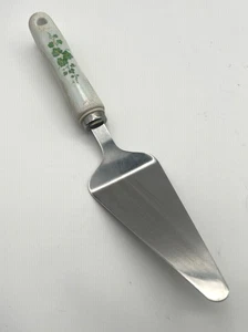 Vintage Corelle Koordinaten Grün Efeu Kuchen Spatel Servierbesteck - Bild 1 von 12